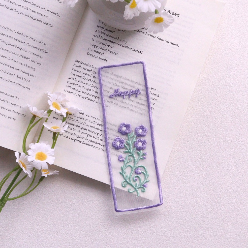 Creative Transparent Organza B - огляд і ціна Dried Flower Bookmark