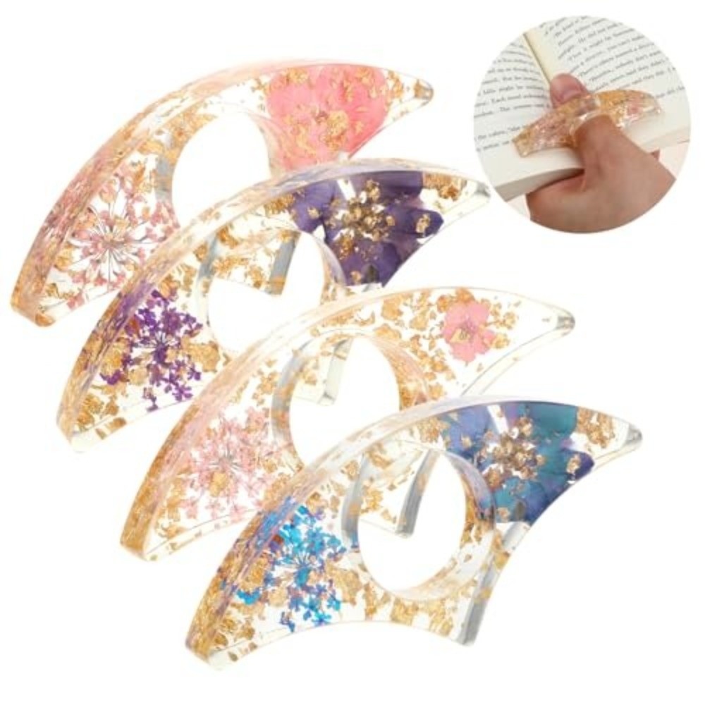 4PCS Gift Dried Flower Resin B - огляд і ціна Dried Flower Bookmark
