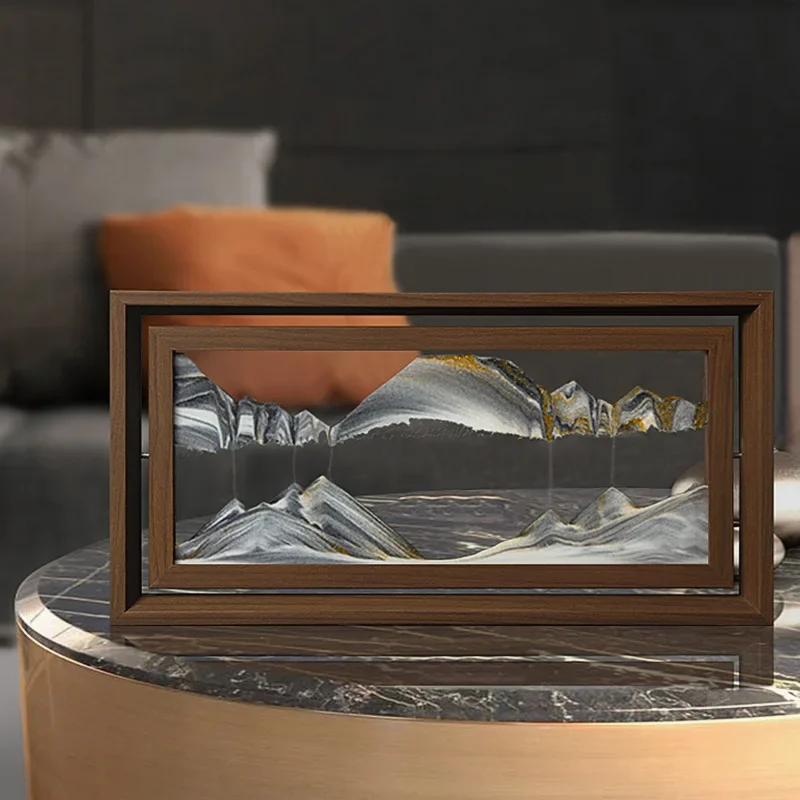 3D Rotatable Sandscape Moving  - огляд і ціна Engraved Wood Frame