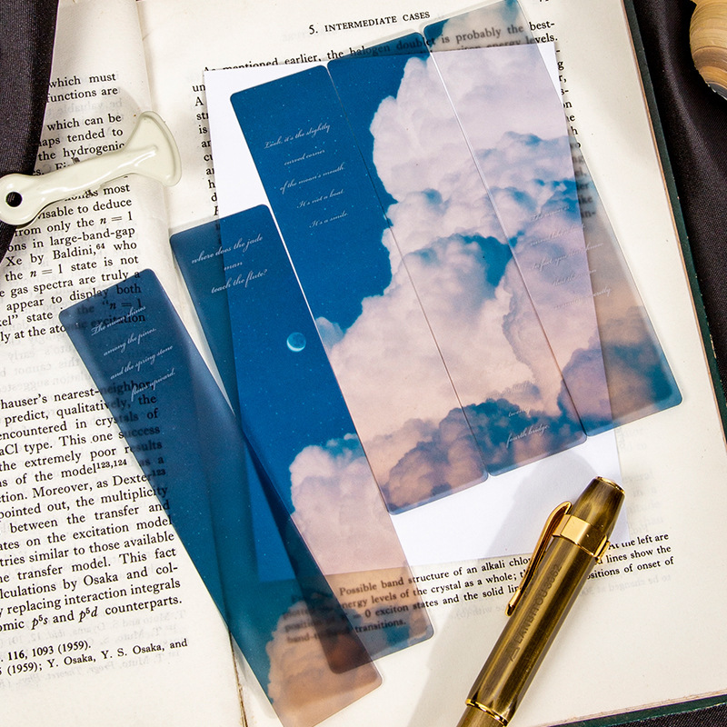 5PCS Space Roaming Matte PET B - огляд і ціна Dried Flower Bookmark