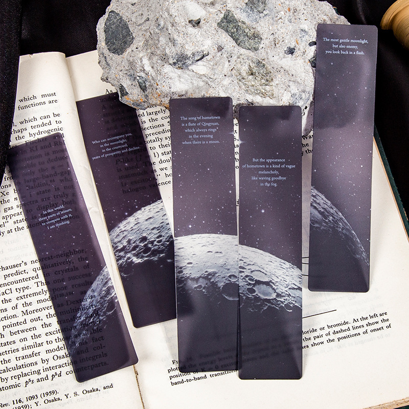 5PCS Space Roaming Matte PET B - огляд і ціна Dried Flower Bookmark
