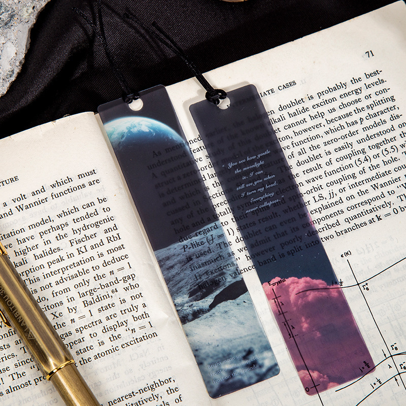 5PCS Space Roaming Matte PET B - огляд і ціна Dried Flower Bookmark