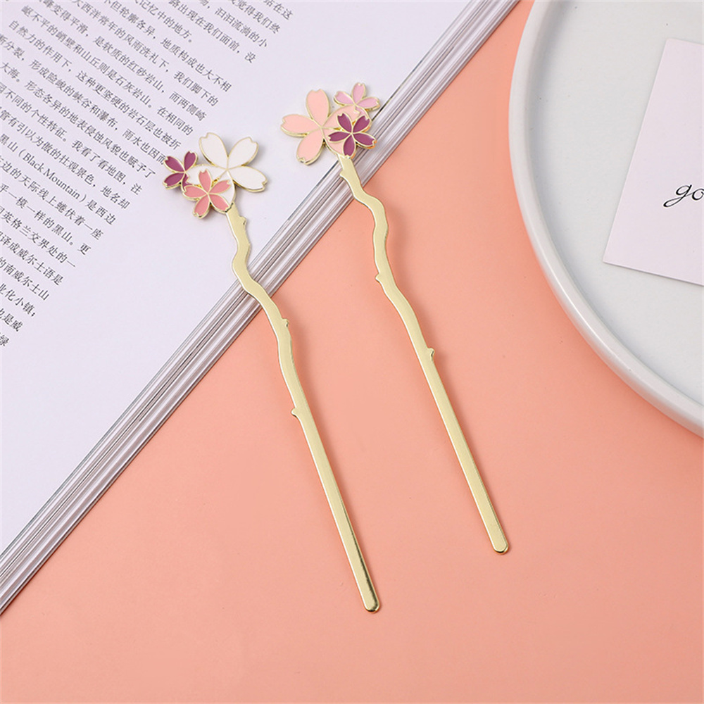 Metal Sakura Bookmark Creative - огляд і ціна Dried Flower Bookmark
