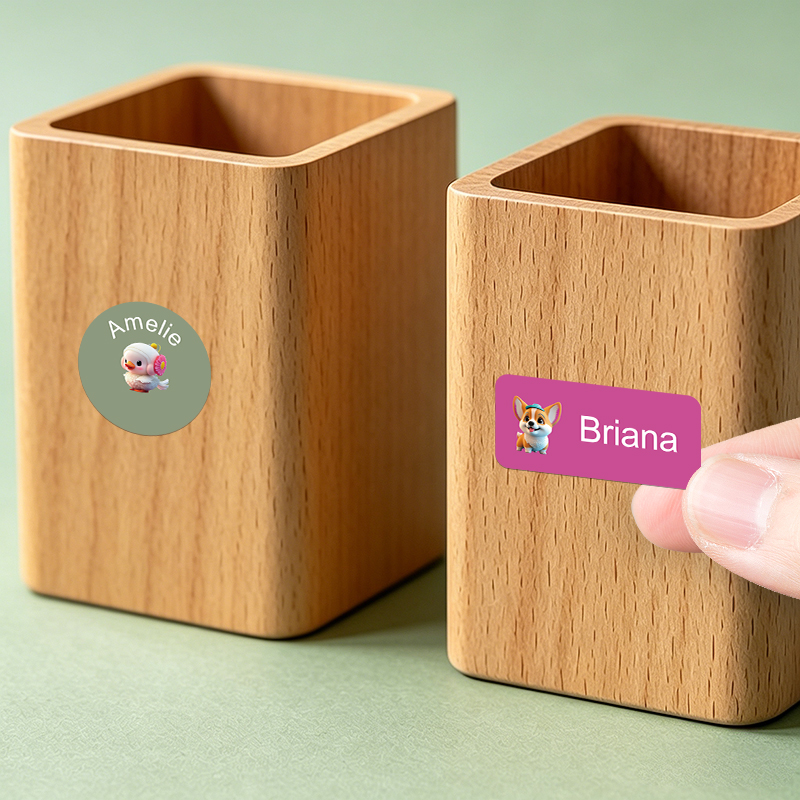 Personalized Name Labels-Stora - огляд і ціна Personalized Name Box