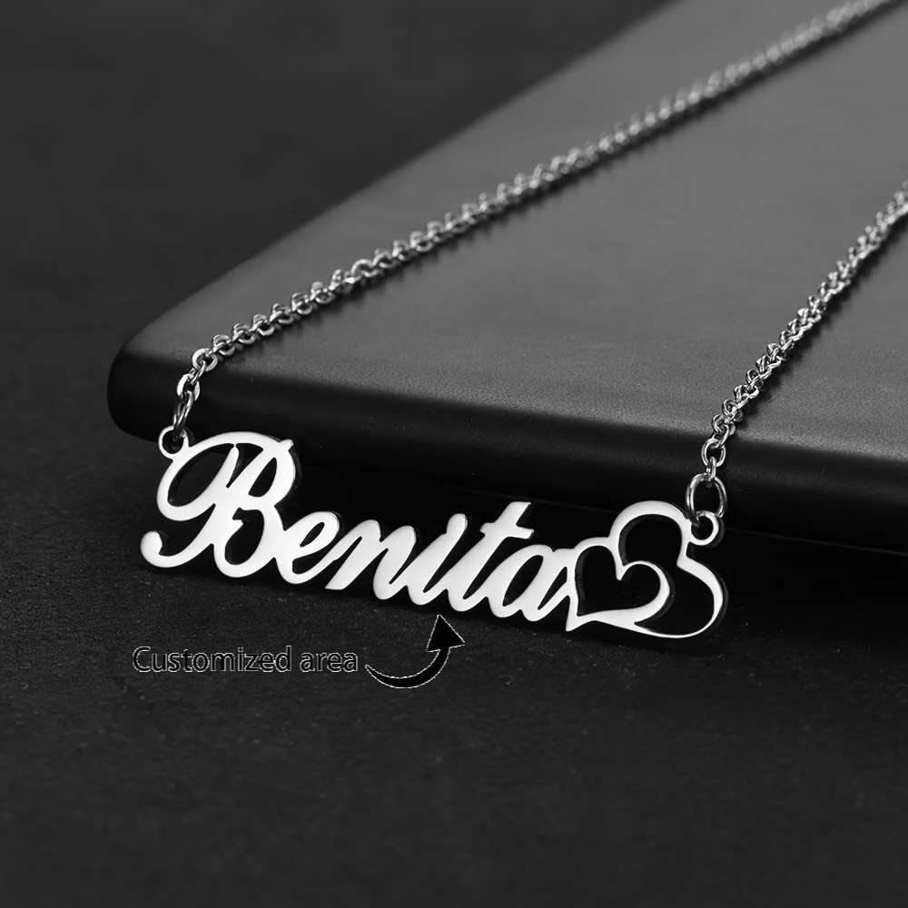 Personalized Double Heart Cust - огляд і ціна Name Necklace Custom